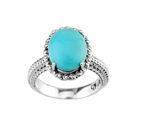 Sterling Silver Turquoise Gemstone Ring