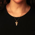 Gold Polished Shark Tooth Pendant Necklace (Available in Yellow/Rose/White Gold)