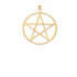 Gold Small Pentagram Pendant(Available in Yellow/Rose/White Gold)