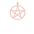 Gold Small Pentagram Pendant(Available in Yellow/Rose/White Gold)