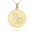 Gold Capricorn Pendant