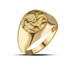 Yellow Gold Capricorn Ring