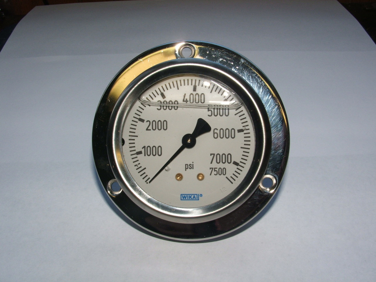 7,500 PSI Panel Mount Gauge