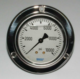10,000 PSI Panel Mount Gauge