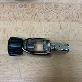Scuba yoke with bleeder