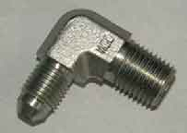 1/4" M NPT x JIC Elbow 1/4" M NPT x JIC Elbow
