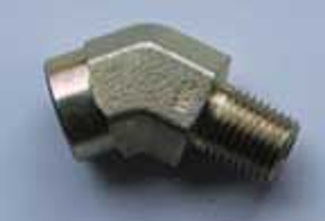1/4" F NPT x 1/4" M NPT 45 Degree Elbow 1/4" F NPT x 1/4" M NPT 45 Degree Elbow