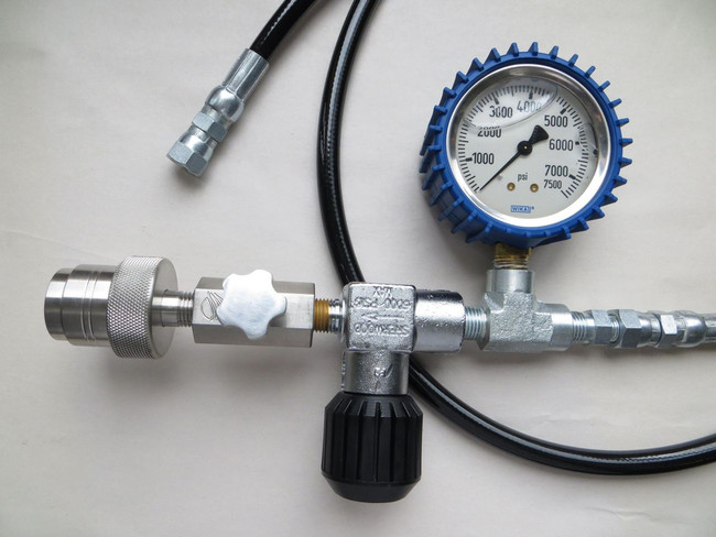 SCBA Fill Hose with gauge SCBA Fill Hose with gauge