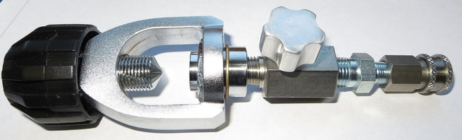 Scuba tank to paintball adapter Scuba tank to paintball adapter