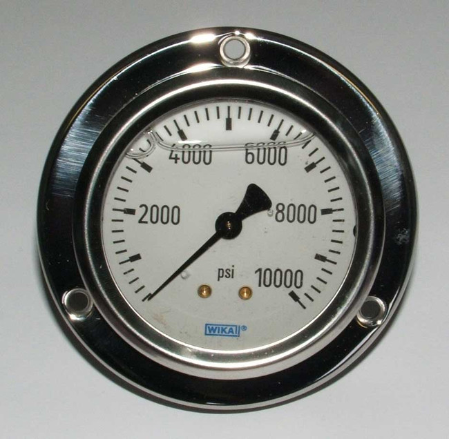 10,000 PSI Panel Mount Gauge 10,000 PSI Panel Mount Gauge
