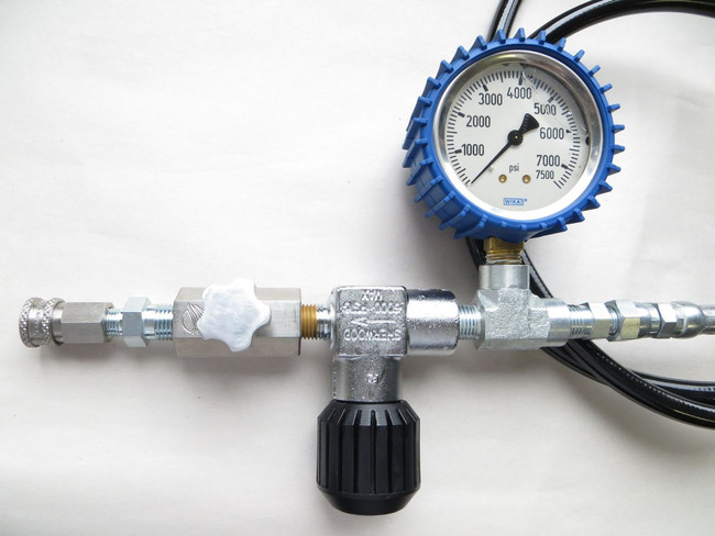 Paintball Fill Hose with gauge Paintball Fill Hose with gauge