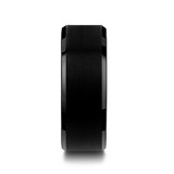 Elise Brushed Black Tungsten Wedding Band