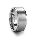 Jacksonville Flat Brushed Tungsten Wedding Band