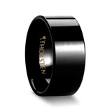 Morpheus Flat Black Tungsten Wedding Band