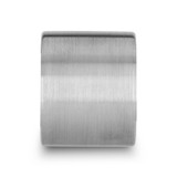 Morrison Flat Brushed Tungsten Wedding Band