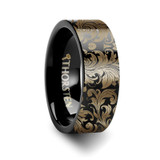 Men's Black Tungsten Wedding Band