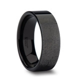 Men's Black Tungsten Wedding Band