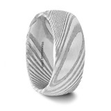 Theon Men's Damascus Steel Wedding Band