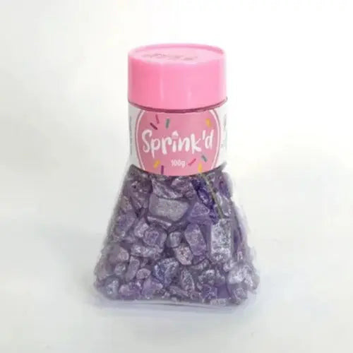 Sprink'd Edible Geode Rocks Purple - The Cake Mixer