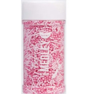 Go Bake Natural Pink Sprinkle Medley 85gm Go Bake Natural Pink Sprinkle Medley 85gm