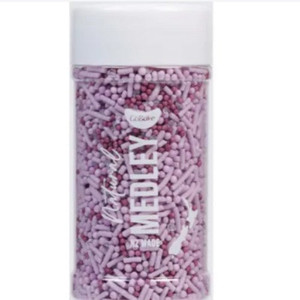 Go Bake Natural Sprinkle Medley Purples 85gm Go Bake Natural Sprinkle Medley Purples 85gm