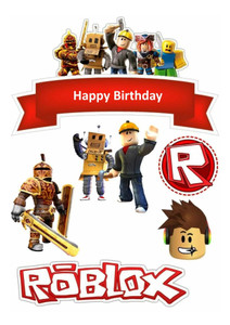 Roblox Edible Image Cake Topper Roblox Edible Image Cake Topper