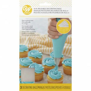 Wilton 16 Inch Reusable Piping Bags - 3 Pack Wilton 16 Inch Reusable Piping Bags - 3 Pack
