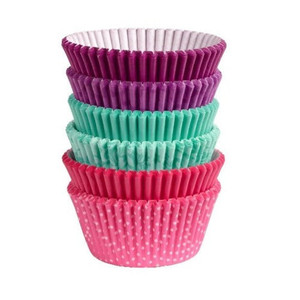 Wilton Baking Cups, Pink, Turquoise, Purple x150 Wilton Baking Cups, Pink, Turquoise, Purple x150
