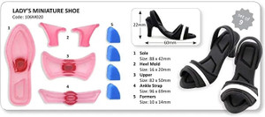 Jem Miniature Lady Shoe Cutter Set Jem Miniature Lady Shoe Cutter Set