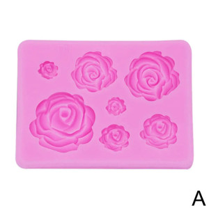 Multi Cavity Rose Silicone Mould Multi Cavity Rose Silicone Mould