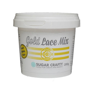 Gold Lace Mix 200gm - Sugar Crafty Gold Lace Mix 200gm - Sugar Crafty
