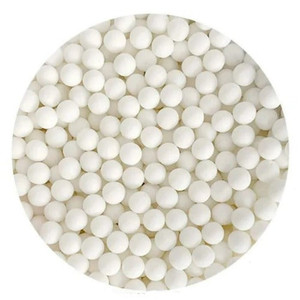 Edible Matt White Sugar Balls 8mm Edible Matt White Sugar Balls 8mm