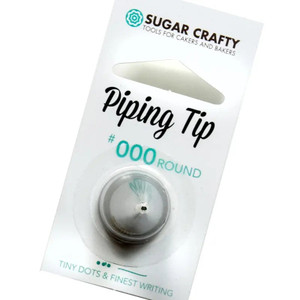 #000 Round Piping Tip - Seamless Stainless Steel #000 Round Piping Tip - Seamless Stainless Steel