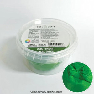 Dark Green Fondant 200gm Dark Green Fondant 200gm