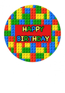 Lego Bricks Edible Image - Choose shape Lego Bricks Edible Image - Choose shape