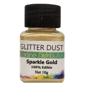 Edible Glitter Gold Sparkle 10gm. 100% Edible Edible Glitter Gold Sparkle 10gm. 100% Edible
