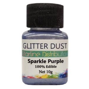 Edible Glitter Dust Purple Sparkle 10gm. 100% Edible Edible Glitter Dust Purple Sparkle 10gm. 100% Edible