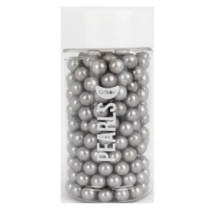 Go Bake 7mm Sugar Pearls Silver Go Bake 7mm Sugar Pearls Silver