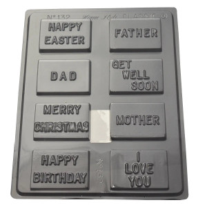 Assorted Messages Chocolate Mould Assorted Messages Chocolate Mould