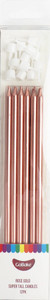Cake Candles Super Tall 18cm Rose Gold. Premium Quality Cake Candles Super Tall 18cm Rose Gold. Premium Quality