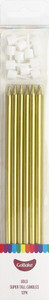 Cake Candles Super Tall 18cm Gold. premium Quality Cake Candles Super Tall 18cm Gold. premium Quality