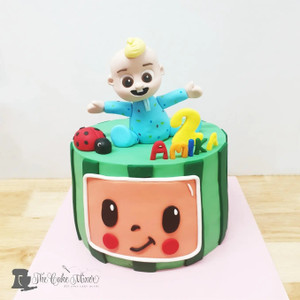 Cocomelon Theme Birthday Cake Cocomelon Theme Birthday Cake