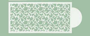 Floral Filigree Cake Decorating Stencil Floral Filigree Cake Decorating Stencil