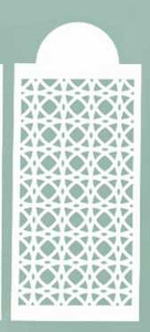 Circular Pattern Cake Decorating Stencil
