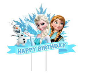 Disney Frozen Card Cake Topper Disney Frozen Card Cake Topper