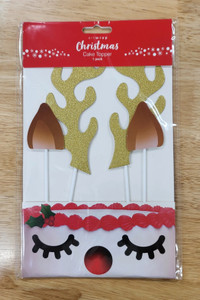 Xmas Theme Cake Topper - Assorted Designs Xmas Theme Cake Topper - Assorted Designs