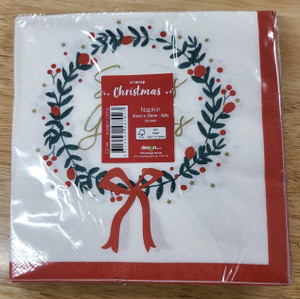 Xmas Theme Napkins - Traditional Designs Xmas Theme Napkins - Traditional Designs