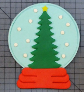 Xmas Snowglobe Edible Cake Decoration Xmas Snowglobe Edible Cake Decoration