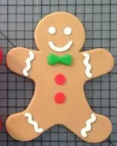 Gingerbread Man Edible Cake Decoration Gingerbread Man Edible Cake Decoration