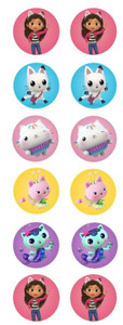 Gabby Dollhouse Cupcake Toppers x12 Gabby Dollhouse Cupcake Toppers x12